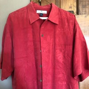 Men’s Tommy Bahama silk shirt, medium